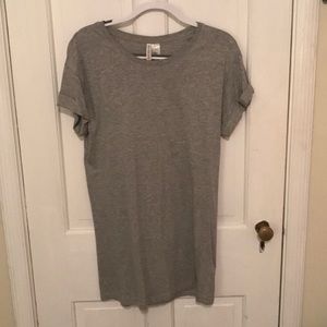 Grey T-shirt dress